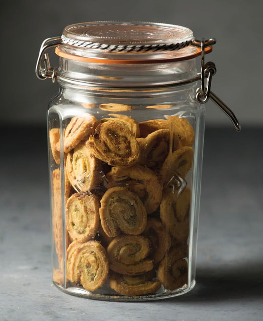 Kilner Facetted Clip Top Jar, 950ml