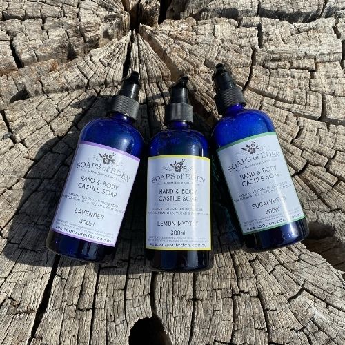 Castile Soap 300ml - Lemon Myrtle - Soaps of Eden