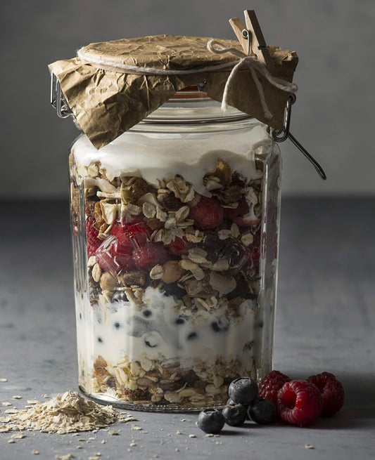 Kilner Facetted Clip Top Jar, 950ml