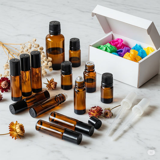 Aromatherapy roll on DIY kit