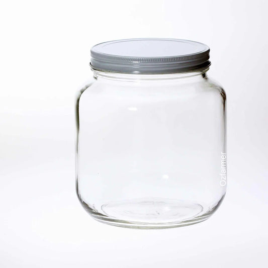 6 x Bell 64 oz / Half Gallon Smooth Jars - Lids included