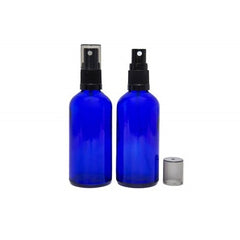 Cobalt Glass Atomiser Spray Bottles 100ml