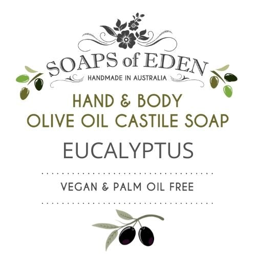 1L 100% Olive Liquid Castile Soap Eucalyptus