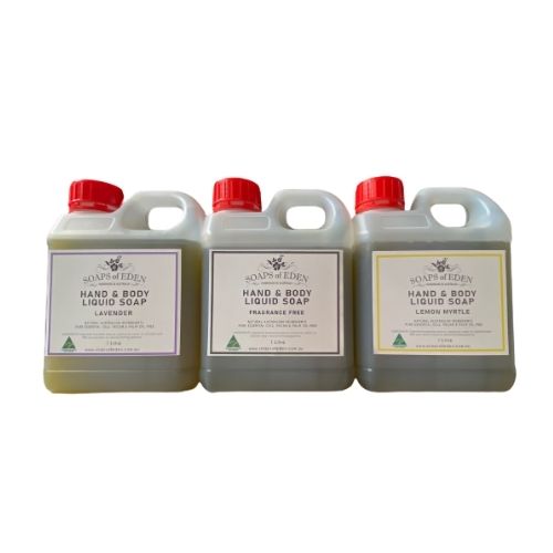 Liquid Castile Soap 1L Eucalyptus - Soaps of Eden