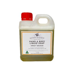 Liquid Castile Soap 1L Sweet Orange - Soaps of Eden