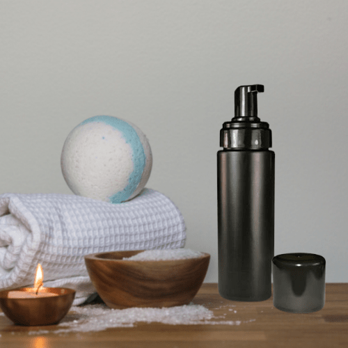 200ml Foaming Pump Bottle - Black