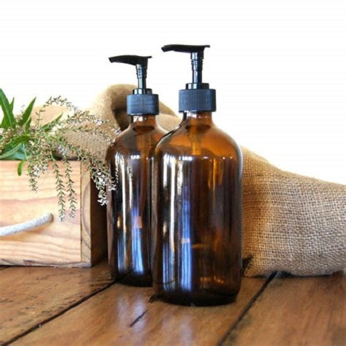 500ml Veral Amber Pump Bottle